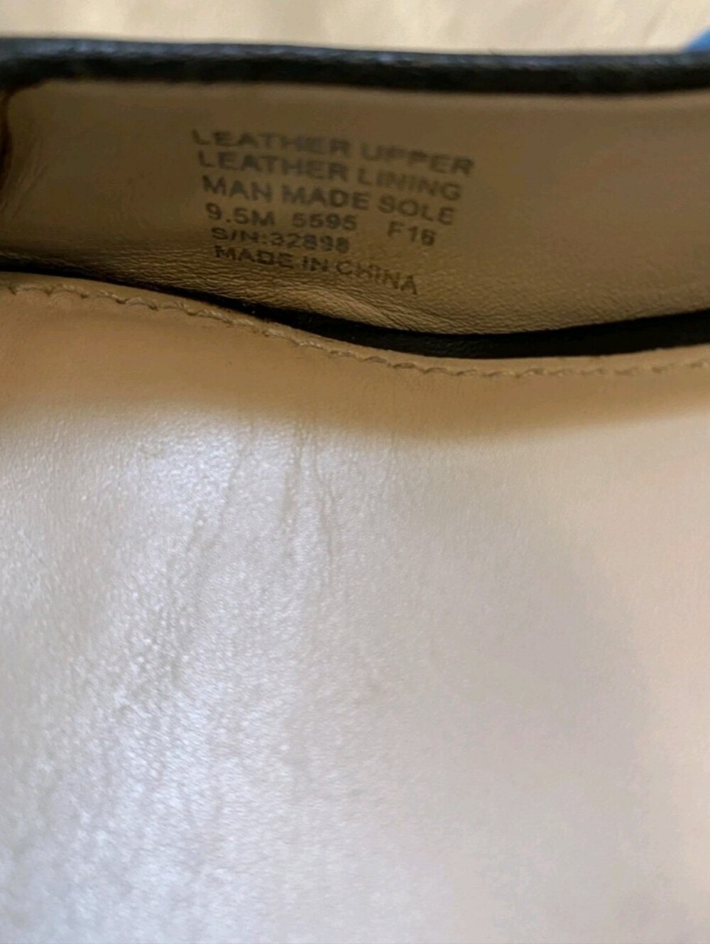 Tory Burch Black Leather Peep-Toe Flats with Gold Logo - Picture 11 of 12